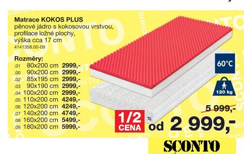 Matrace KOKOS PLUS