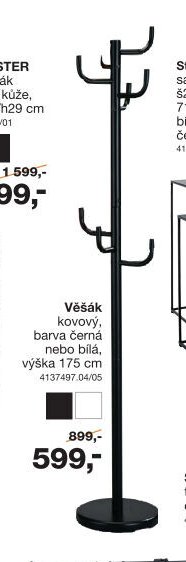 Věšák kovový