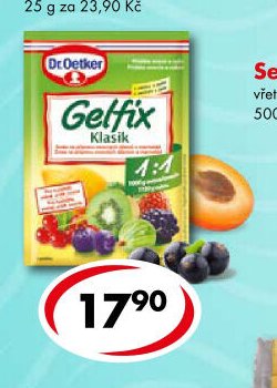 Gelfix směs na přípravu džemů a marmelád Klasik 1:1