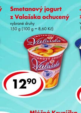Smetanový jogurt z Valašska ochucený