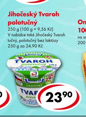 Jihočeský Tvaroh polotučný