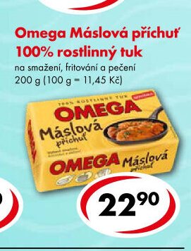 Omega Máslová příchuť 100% rostlinný tuk