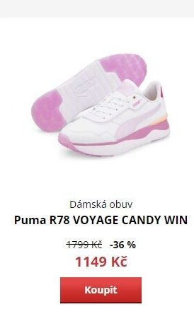 Dámská obuv Puma R78 VOYAGE CANDY WIN