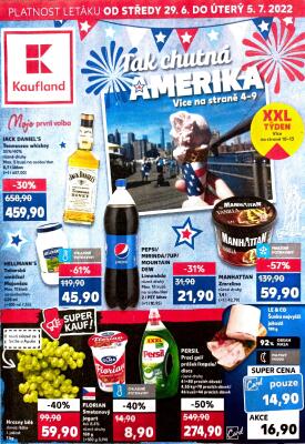 akční leták Kaufland 29.6.2022-5.7.2022