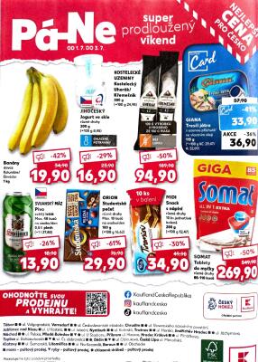 akční leták Kaufland 29.6.2022-5.7.2022