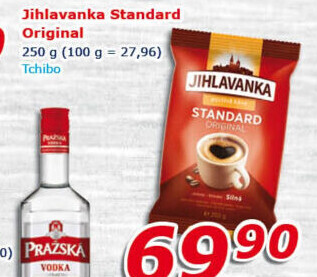 Mletá káva Standard Jihlavanka