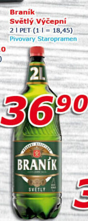 Pivo světlé výčepní 10° Braník