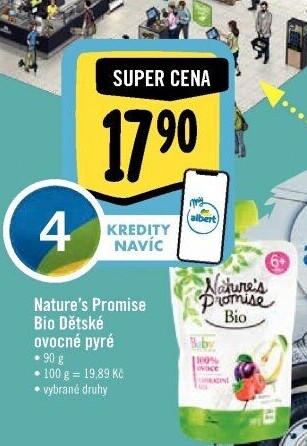 Kapsička ovocná 100% Bio Baby Nature'