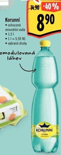 Voda ochucená Korunní