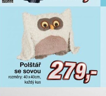 Polštář se sovou
