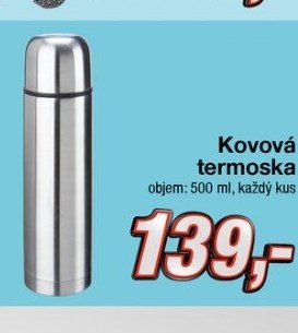 Kovová termoska