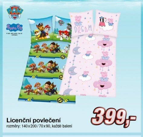 Licenční povlečení