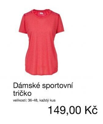 Dámské sportovní tričko