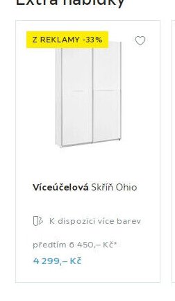Víceúčelová Skříň Ohio - Möbelix akcniletaky.com