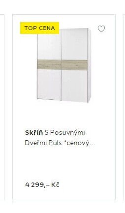 Skříň S Posuvnými Dveřmi Puls - Möbelix akcniletaky.com