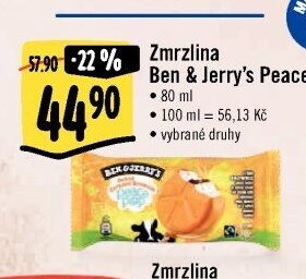 Zmrzlina Ben & Jerry's Peace Pop