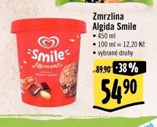 Zmrzlina Algida Smile