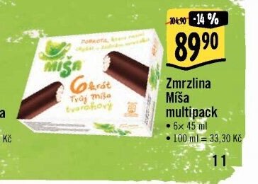 Zmrzlina Míša multipack