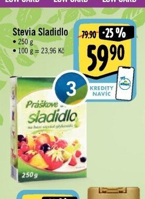 Stevia Sladidlo