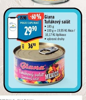 Giana Tuňákový salát