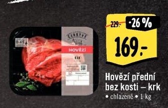 Hovězí přední bez kosti - krk Albert