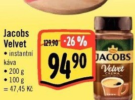 Instantní káva Jacobs Velvet