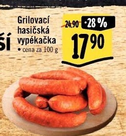 Klobása hasičská vypékačka