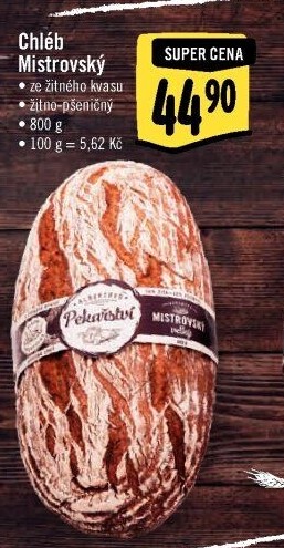 Mistrovský chléb Albert