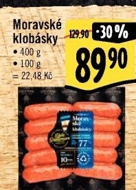 Moravské klobásky Láďa Grileman Kostelecké uzeniny