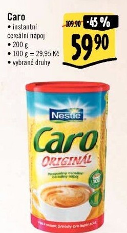 Nápoj instantní obilninový Caro Nestlé