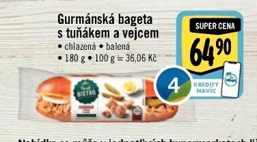 Obložená bageta Albert Fresh Bistro