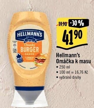 Omáčky k masu Hellmann'