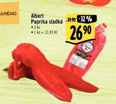 Paprika červená Albert