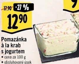 Pomazánka a la krab s jogurtem