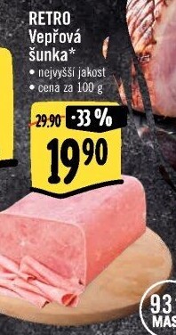 Šunka vepřová nejvyšší jakosti Albert Retro