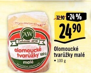 Sýr tvarůžky olomoucké A.W.