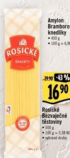 Těstoviny bezvaječné Rosické