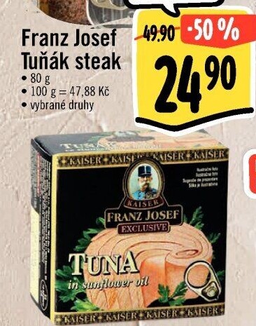Tuňák steak Exclusive Franz Josef Kaiser