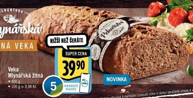 Veka Mlynářská žitná Albert