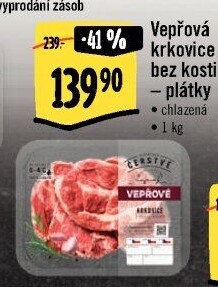 Vepřová krkovice bez kosti Albert