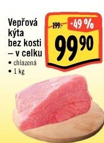 Vepřová kýta bez kosti