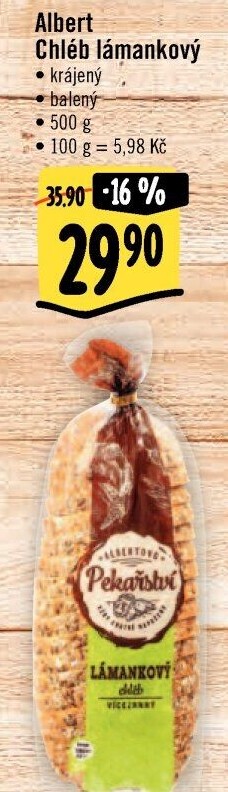 Chléb lámankový Albert