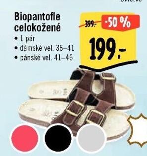 Dámské biopantofle
