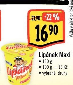 Dezert Lipánek Madeta