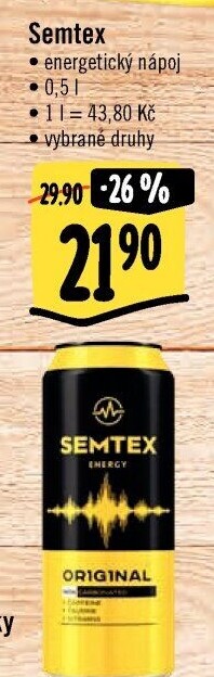 Energetický nápoj Semtex