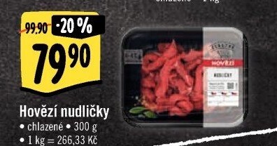 Hovězí nudličky Albert