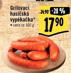 Klobása hasičská vypékačka