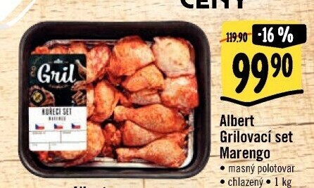 Kuřecí grilovací set Marengo Albert Gril