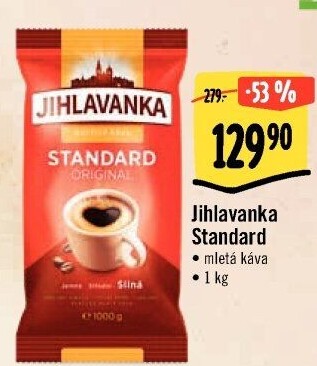 Mletá káva Standard Jihlavanka