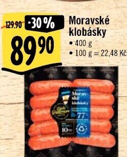 Moravské klobásky Láďa Grileman Kostelecké uzeniny